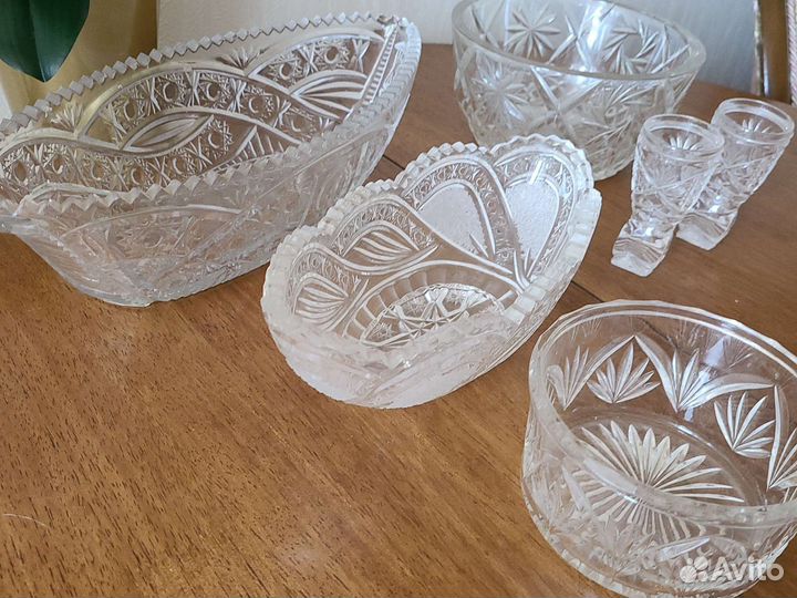 Салатник хрусталь