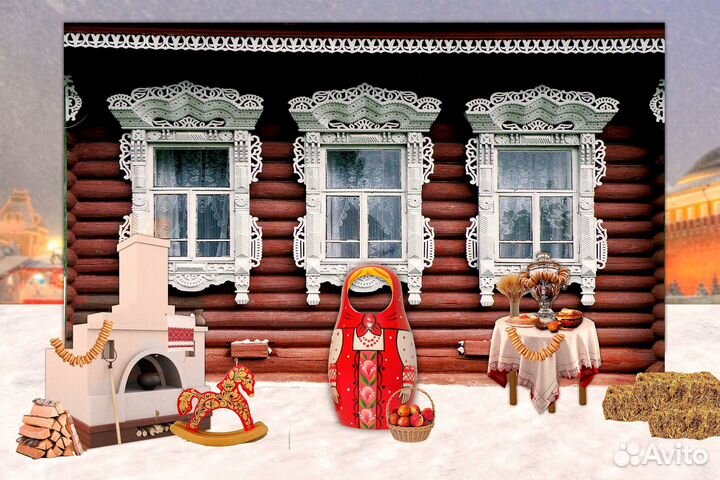 Фотозона на масленицу