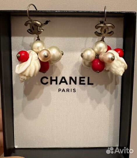 Серьги Chanel оригинал
