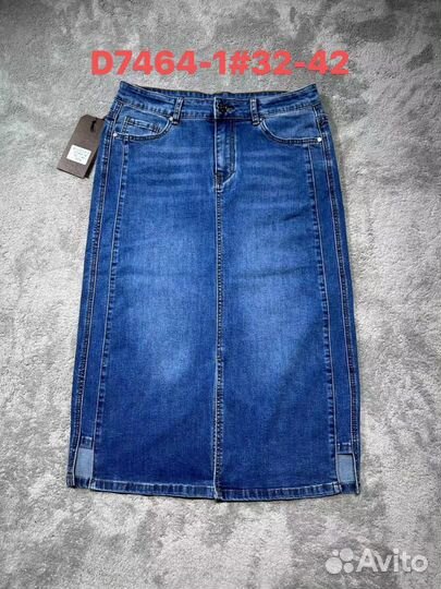 Юбка джинсовая 58 60 62