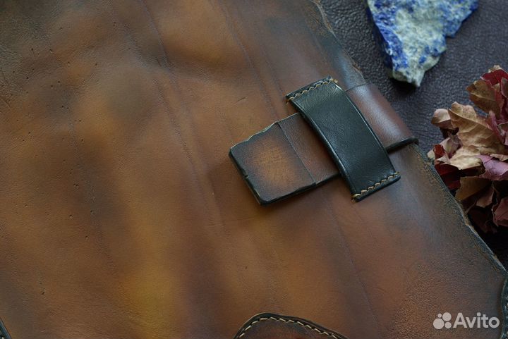 Премиальный кожаный блокнот А4. На заказ