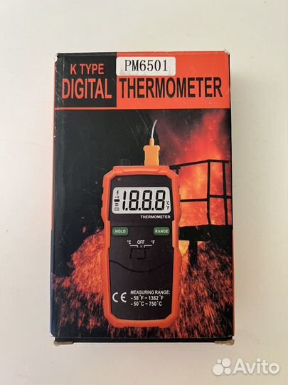 Peakmeter PM6501 Измеритель температуры типа K