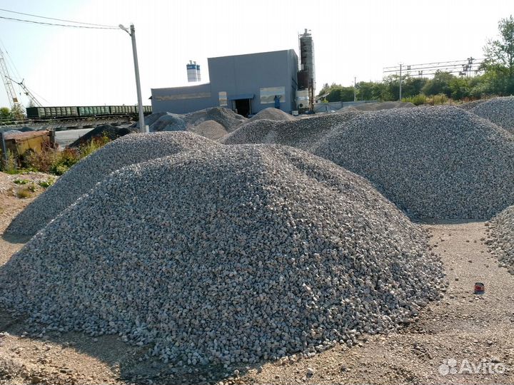 Щебень в мешках и россыпью