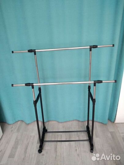 Вешалка напольная двойная регулируемая новая