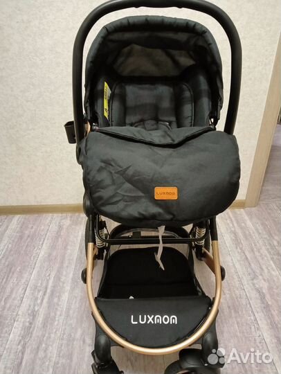 Коляска luxmom 3 в 1 бу