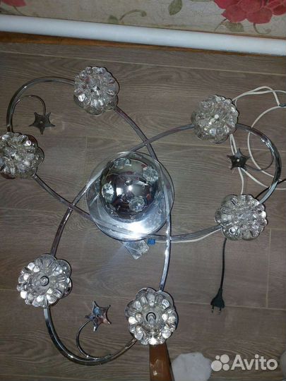 Люстра потолочная светодиодная с пультом