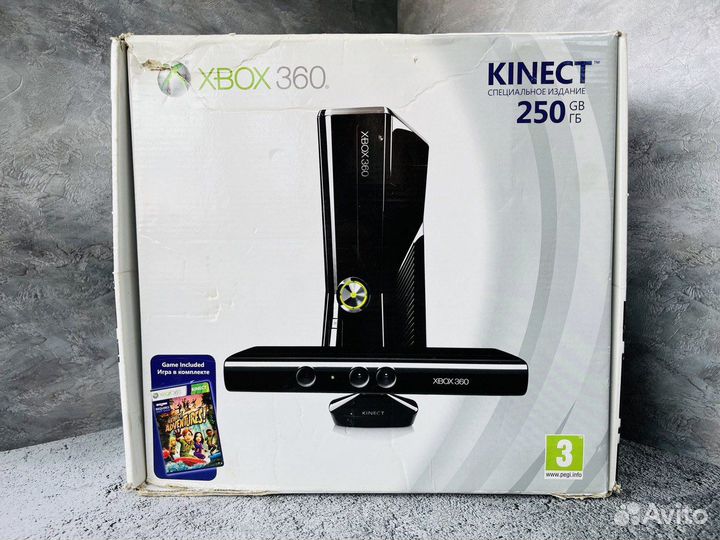 Игровая приставка xbox 360 250Gb, с играми
