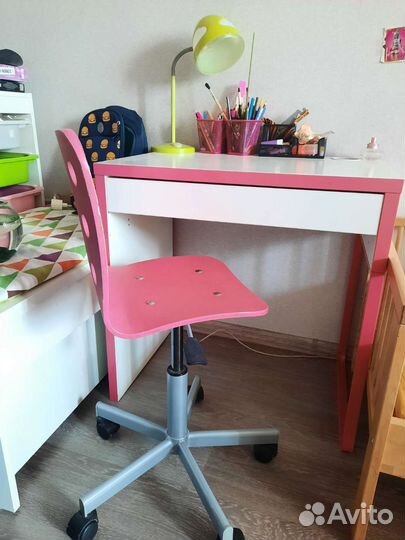 Детский письменный стол и стул IKEA бу