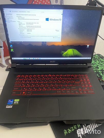 Игровой Ноутбук MSI Katana GF76 12ugso-663XRU