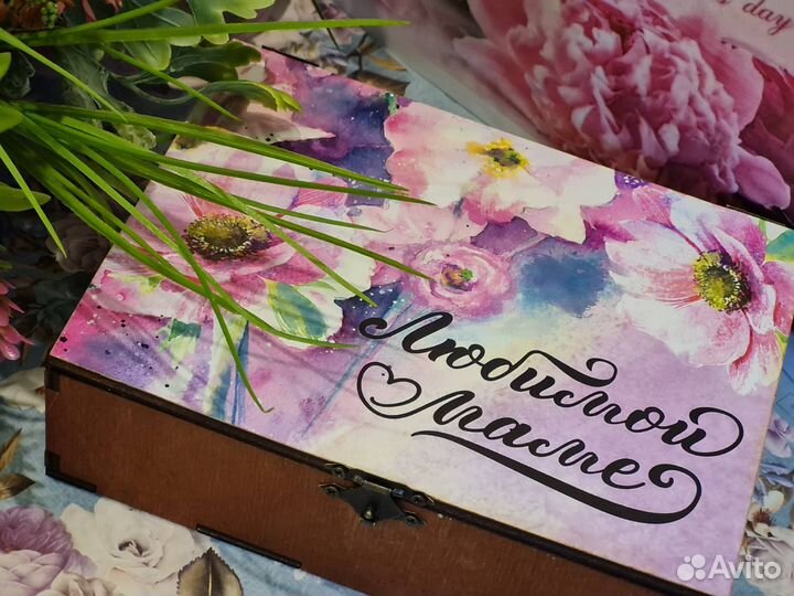 Подарочный набор из мыла. Шкатулка