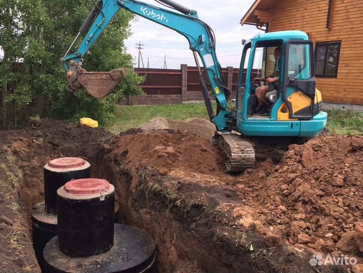 Аренда экскаватора погрузчика ямобур