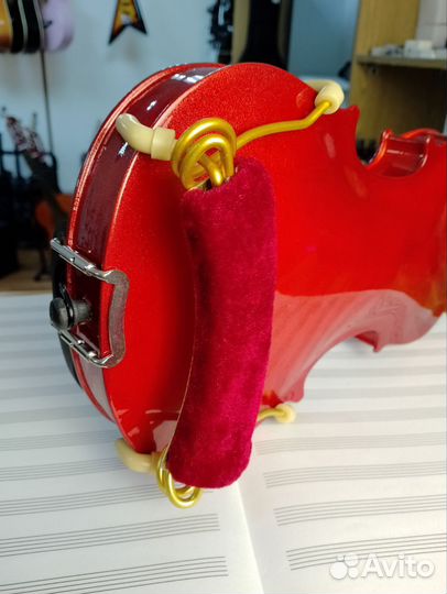 Мостик для скрипки FiddlermanSR-01S 1/2 красный