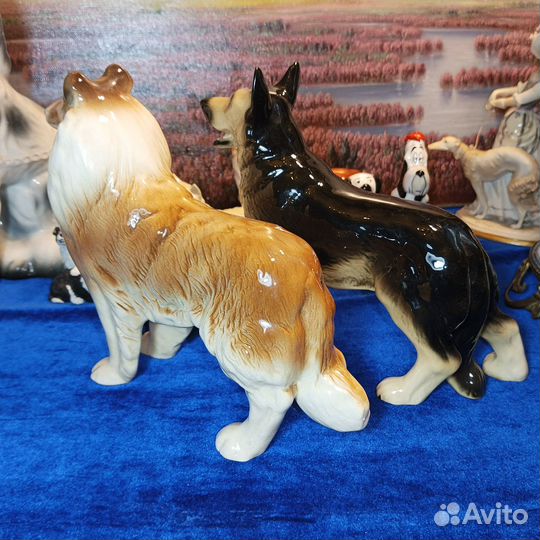 Колли.Овчарка.Статуэтка.Англия.Coppercraft.Собака