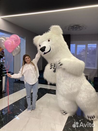Поздравление Белого Медведя/Зайца Челябинск