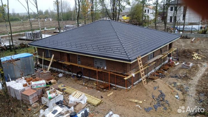 Строительство домов из газобетона.Фундаменты