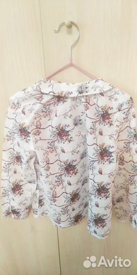 Блузка для девочки 4-6 лет с совами