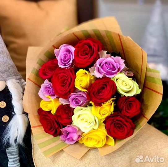 Розы 17 штук