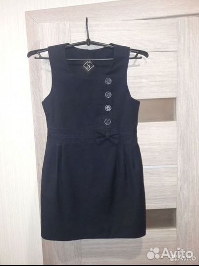 Сарафан синий