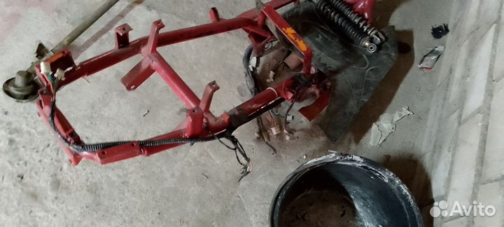 Продам раму с новой праводкой на скутер