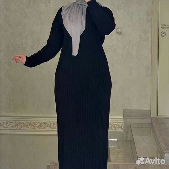 Платье лапша длинное