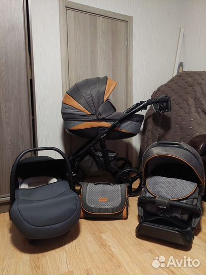 Коляска 3в1Adamex(Anex,Tutis,Verdi,Bebe,Noordi,Rik