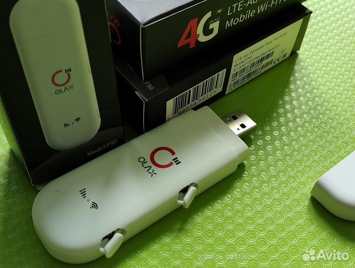 Olax F90. 4g модем с антенными входами/разъёмами