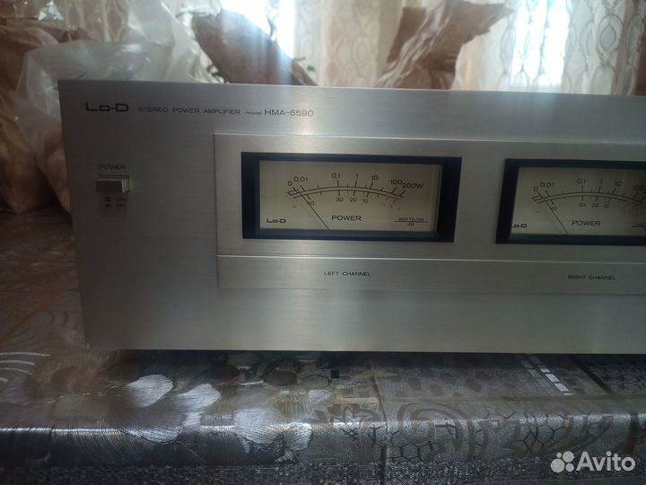 Усилитель lo-d (hitachi) hma6590 винтаж стрелочки