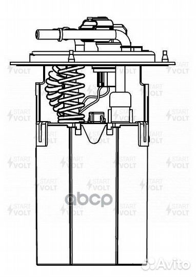 Модуль топливного насоса для а/м KIA Spectra (0