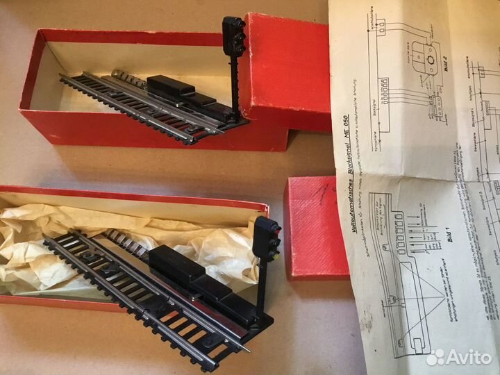 16,5мм(ho) 1шт светофор-блоксигнал пр-во piko ГДР