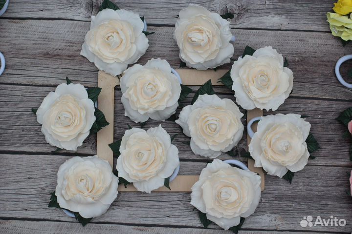 Головки цветов для декора