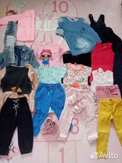 Пакет вещей на девочку 92-98