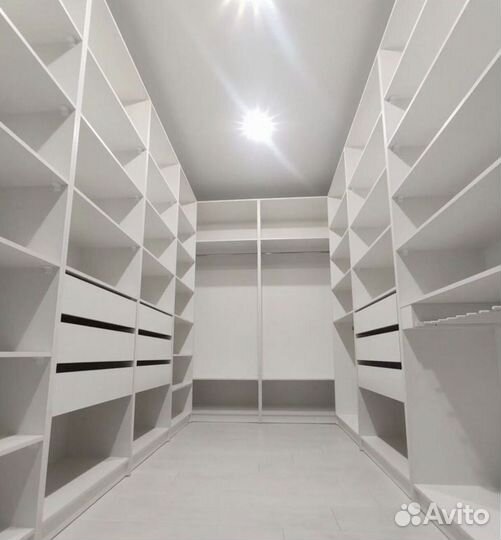 Гардеробная на заказ по размерам