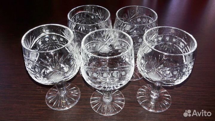 Фужеры хрустальные