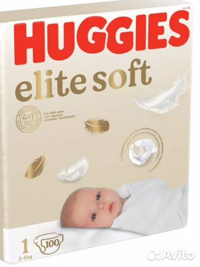 Подгузники huggies elite soft