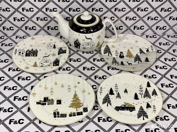 Bohemia новогодняя посуда коллекция Christmas