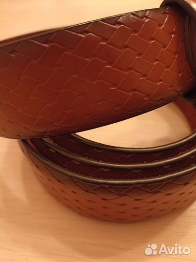 Мужской кожаный ремень Италия