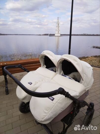 Коляска для двойни 2 в 1