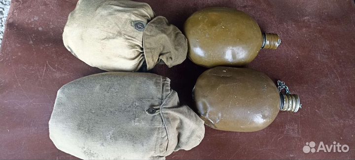 Алюминиевые фляжки СССР армейские