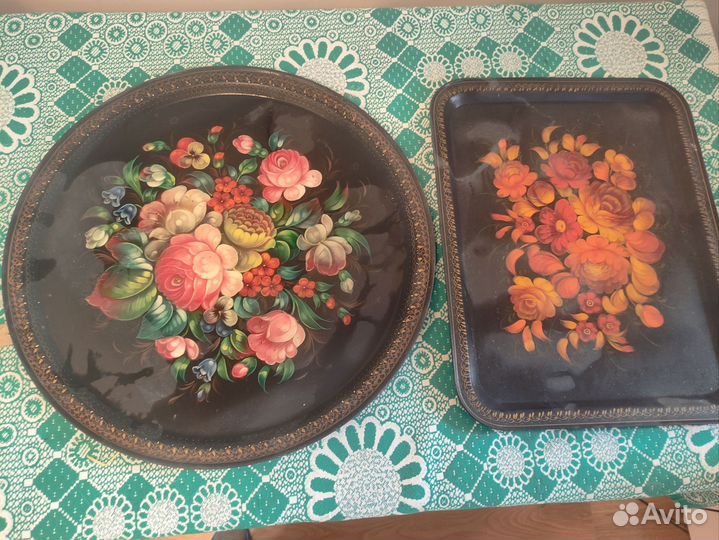 Поднос жостово (2шт)
