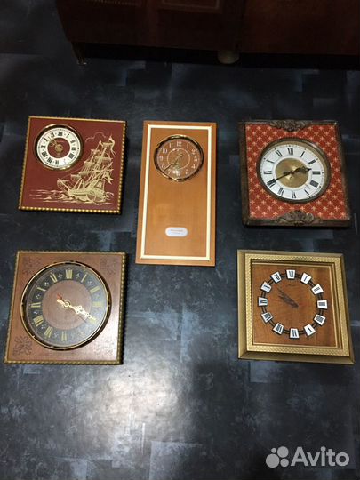 Часы настенные СССР «Янтарь», «Маяк»