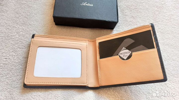 Бумажник мужской кожаный новый
