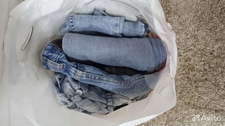 Джинсовая одежда пакетом 38-42