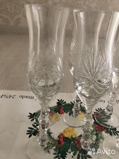 Хрустальные фужеры