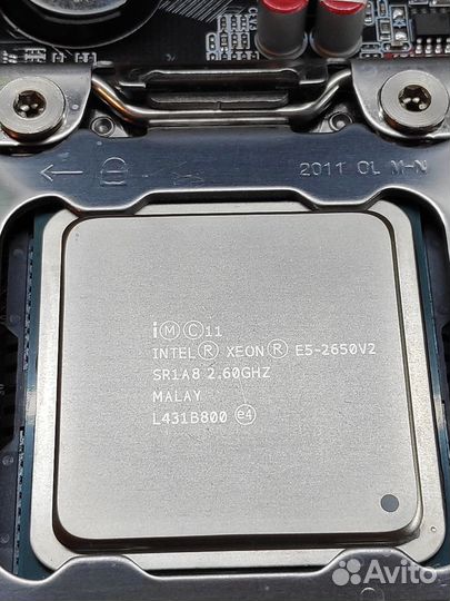 Комплект X79 сокет 2011 + E5-2650 V2