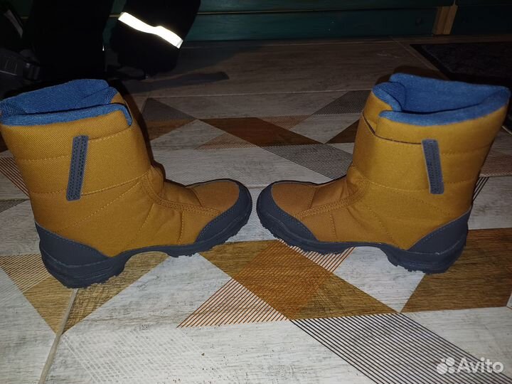 Зимние сапоги Декатлон quechua детские тёплые и во