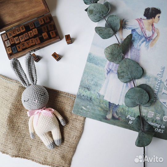 Вязаная игрушка ручной работы