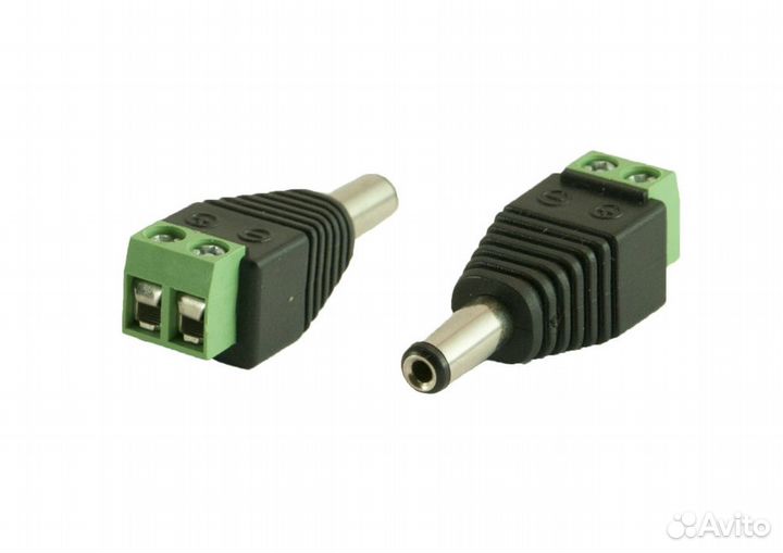 Разъем, штекер питания DC 12 вольт (папа)