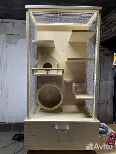 Клетка витрина для грызунов