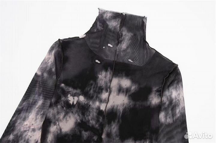 Сетчатое Платье футляр миди zara