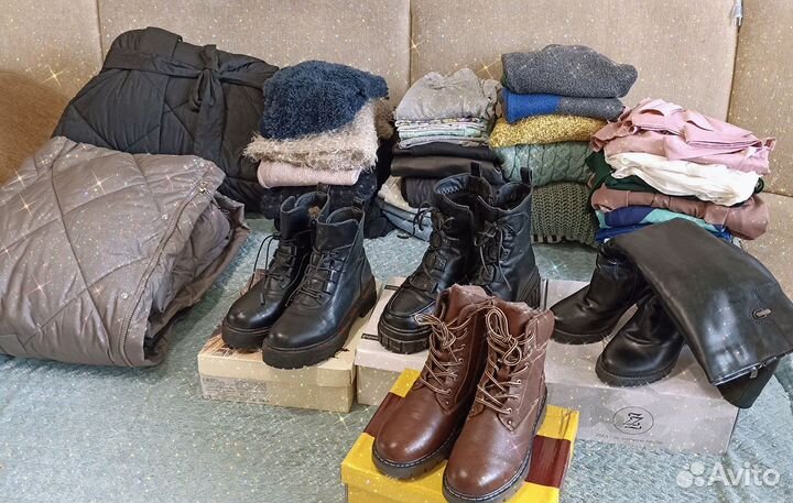 Большой пакет женских вещей, обуви и сумок 47 шт